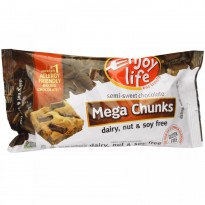 Enjoy Life Foods, Mega Chunks, Semi-Sweet Chocolate, 10 oz (283 g)