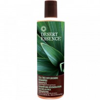 Desert Essence, Tea Tree Replenishing Shampoo, 12.9 fl oz (382 ml)