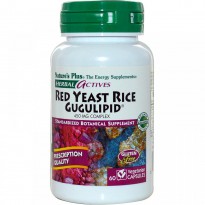 Nature's Plus, Herbal Actives, Red Yeast Rice Gugulipid, 450 mg, 60 Veggie Caps