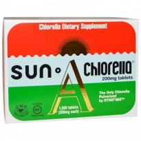 Sun Chlorella, Sun Chlorella A, 200 mg, 1,500 Tablets
