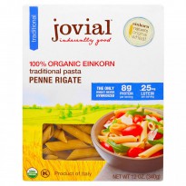 Jovial, Organic Traditional Einkorn Pasta, Penne Rigate, 12 oz (340 g)