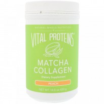 Vital Proteins, Matcha Collagen, Peach, 14.8 oz (420 g)