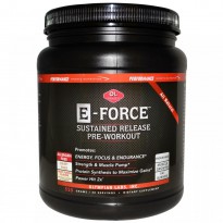 Olympian Labs Inc., Performance Sports Nutrition, E- Force Pre-Workout, Fruit Punch Flavor, 525 g
