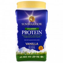 Sunwarrior, Classic Protein, Whole Grain Brown Rice, Vanilla , 1.65 lb (750 g)
