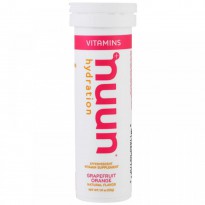 Nuun, Vitamins, Hydration, Grapefruit Orange, 12 Tablets