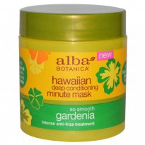 Alba Botanica, Hawaiian Deep Conditioning, Minute Mask, Gardenia, 5.5 oz (156 g)