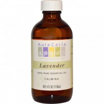 Aura Cacia, 100% Pure Essential Oil, Lavender, 4 fl oz (118 ml)
