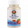 KAL, B-12 Adenosylcobalamin, Strawberry, 1000 mcg, 90 Micro Tablets